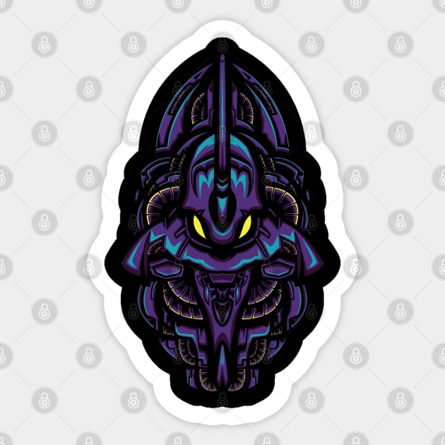 01 Angel Robot Sticker by petterart